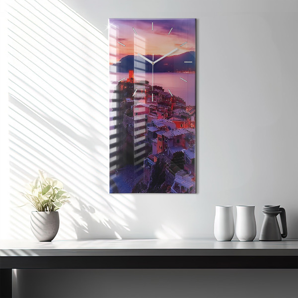 Vertical wall clock The inscription Memories