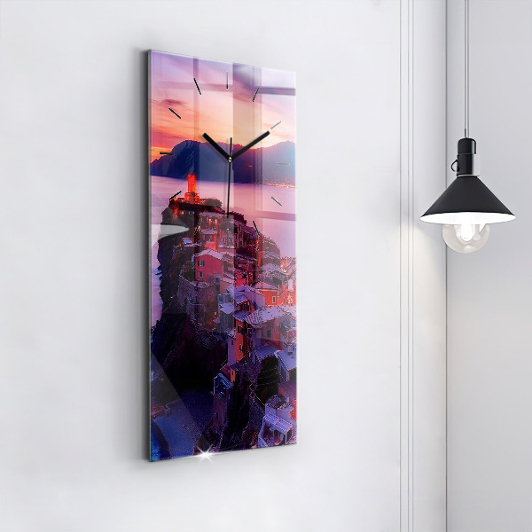 Vertical wall clock The inscription Memories