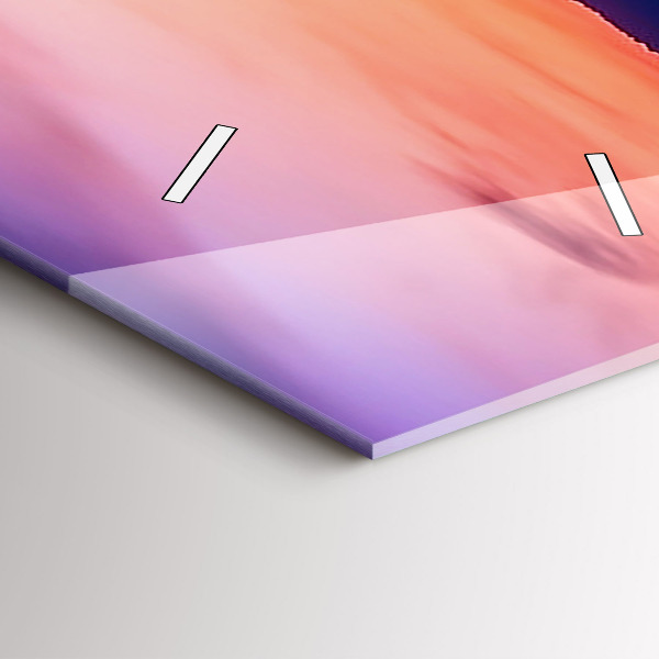 Vertical wall clock The inscription Memories