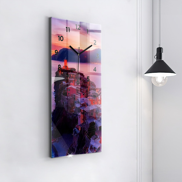 Vertical wall clock The inscription Memories