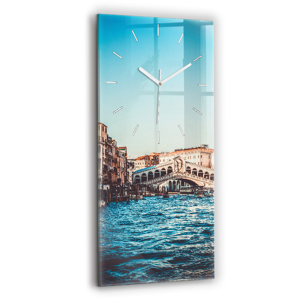 Vertical wall clock Rialto Bridge in Venice