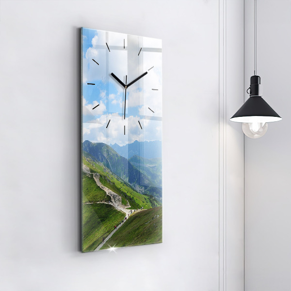 Vertical wall clock Kasprowy Wierch Zakopane