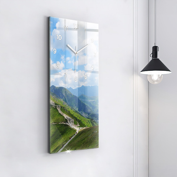 Vertical wall clock Kasprowy Wierch Zakopane