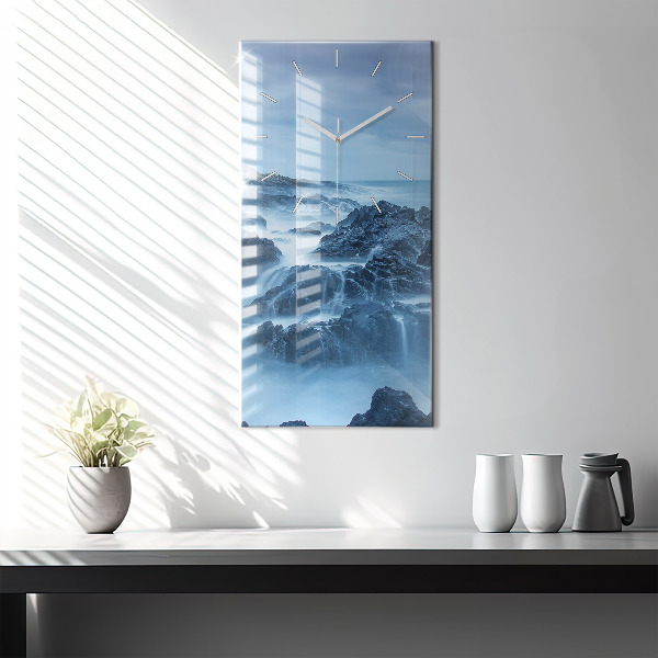 Vertical wall clock Lighthouse