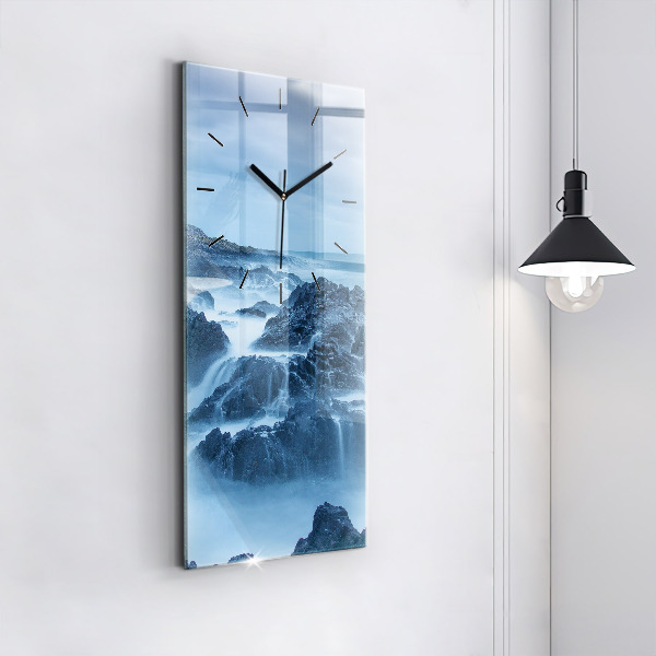 Vertical wall clock Lighthouse