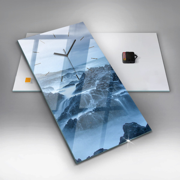 Vertical wall clock Lighthouse