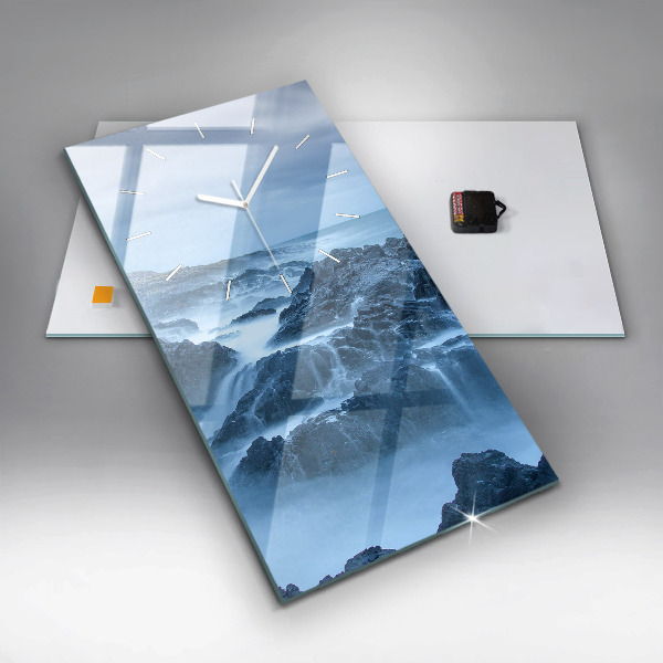 Vertical wall clock Lighthouse