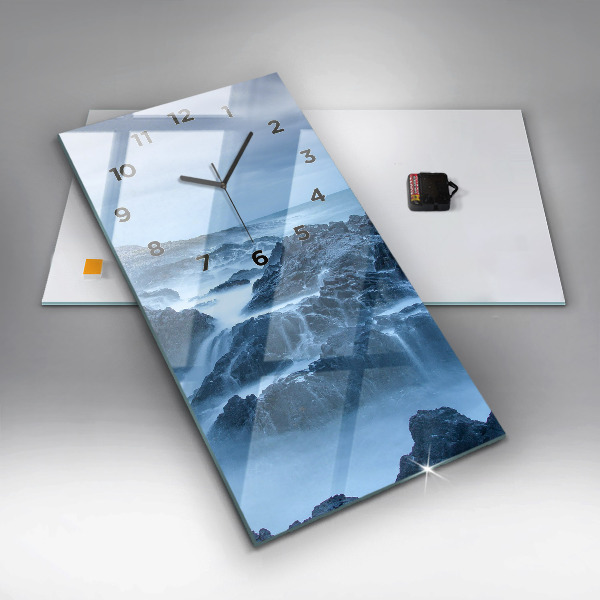 Vertical wall clock Lighthouse