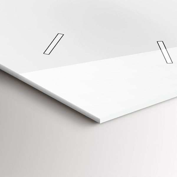 Vertical wall clock City panorama
