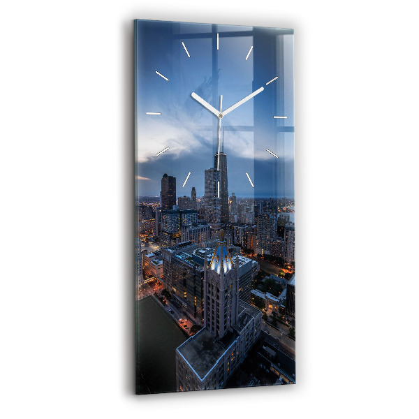 Vertical wall clock Photo of Chicago
