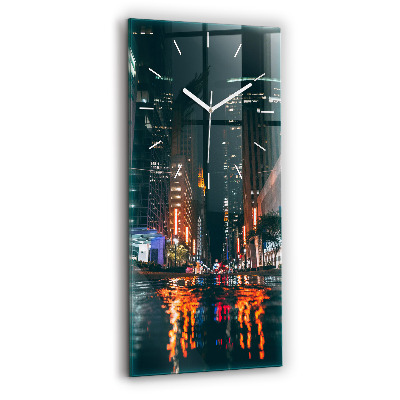 Vertical wall clock Hilton Houston