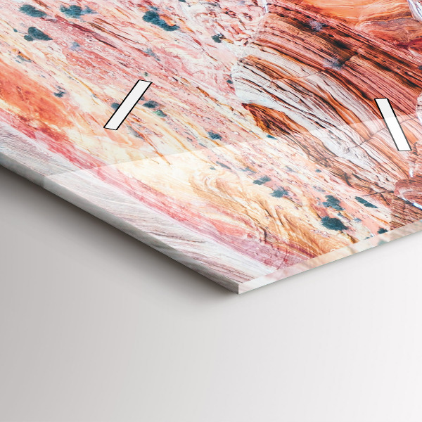 Vertical wall clock The Picturesque Grand Canyon