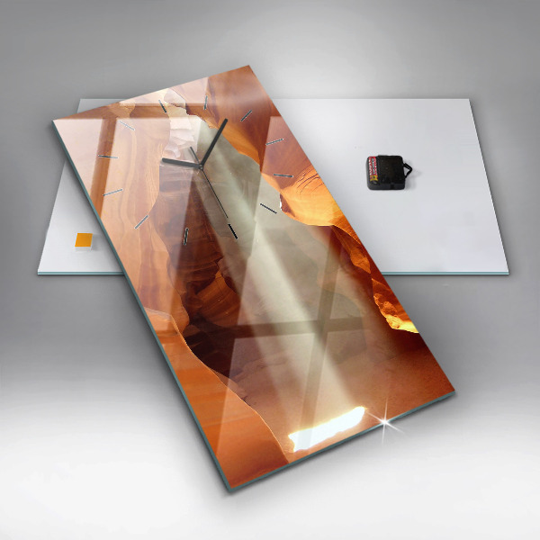 Vertical wall clock Desert Canyon