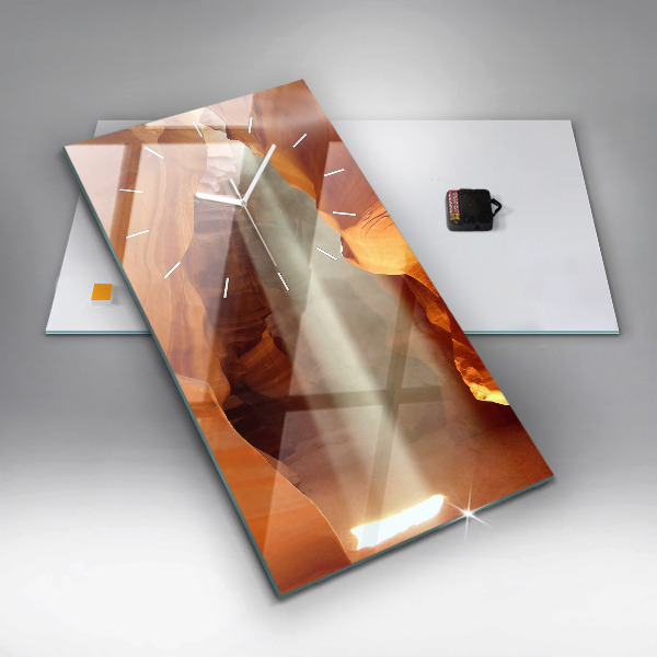 Vertical wall clock Desert Canyon