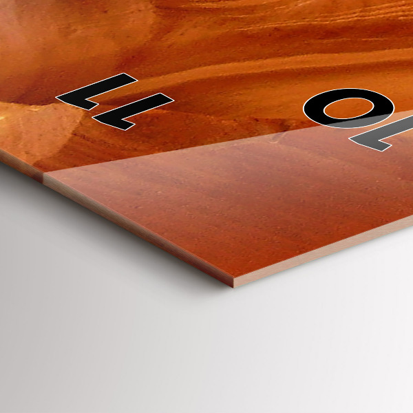 Vertical wall clock Desert Canyon