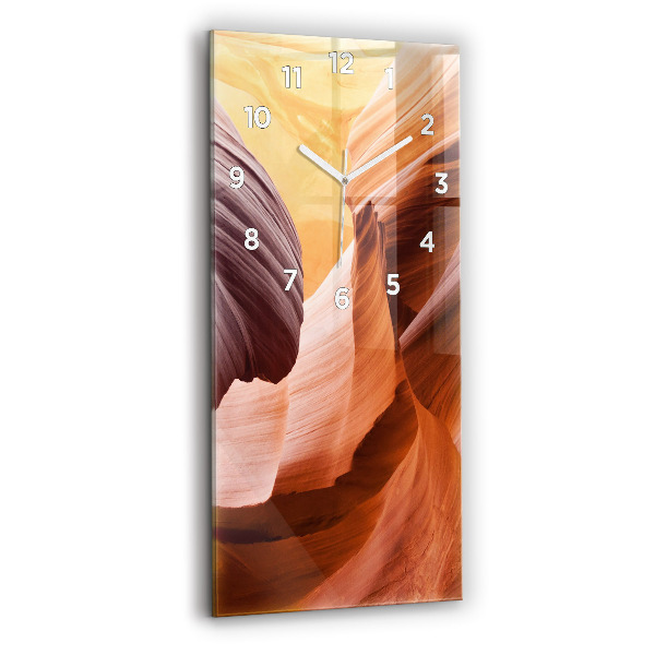 Vertical wall clock Antelope Canyon