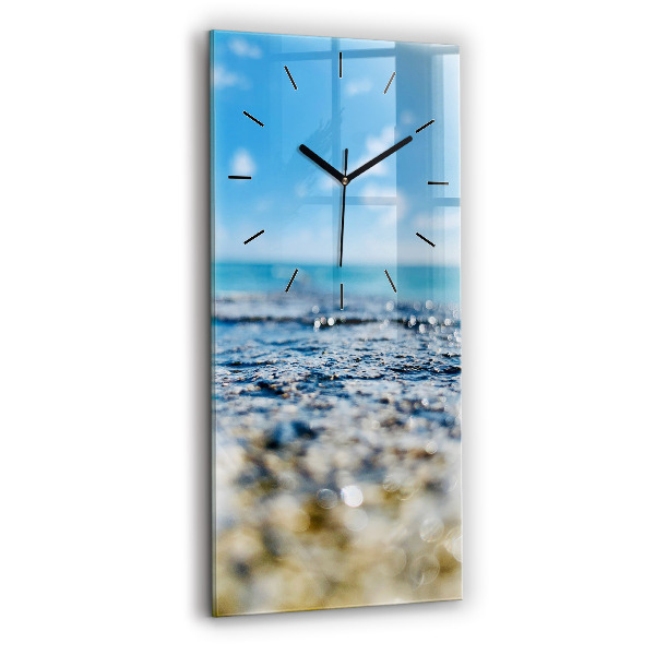 Vertical wall clock Water photography