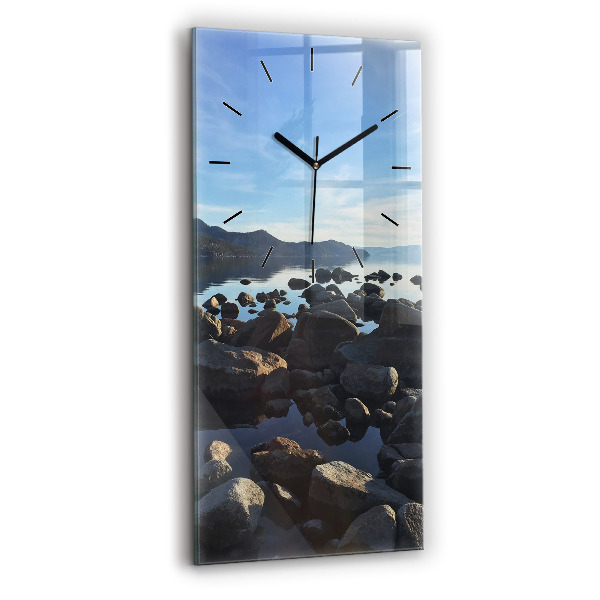 Vertical wall clock Sea view