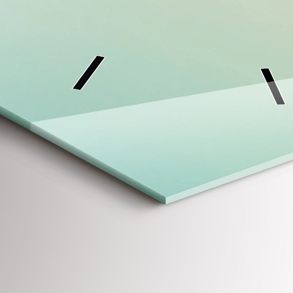 Vertical wall clock Palm trees in Malibu