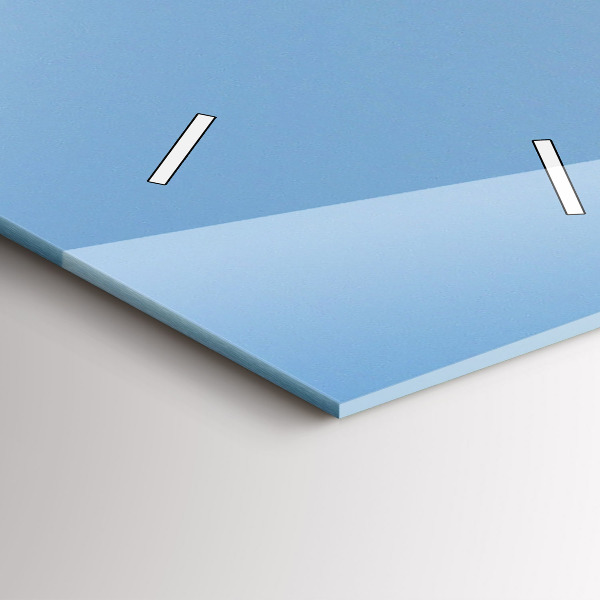 Vertical wall clock A boat floating on the ocean