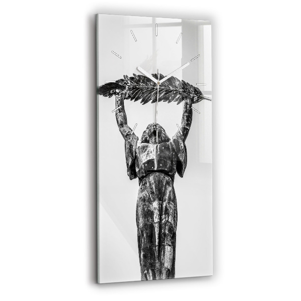 Vertical wall clock Statue of Liberty in Budapest