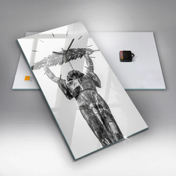 Vertical wall clock Statue of Liberty in Budapest