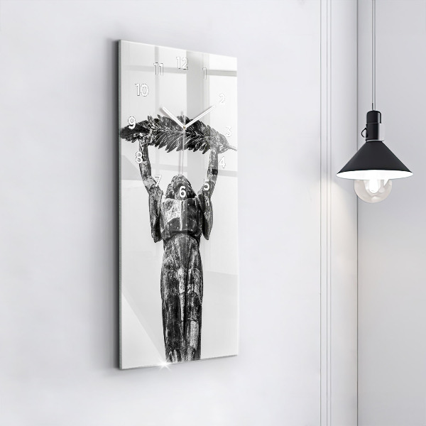 Vertical wall clock Statue of Liberty in Budapest