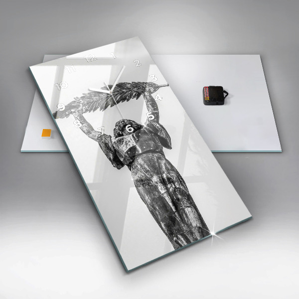 Vertical wall clock Statue of Liberty in Budapest