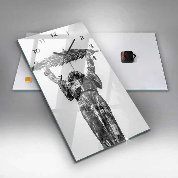 Vertical wall clock Statue of Liberty in Budapest