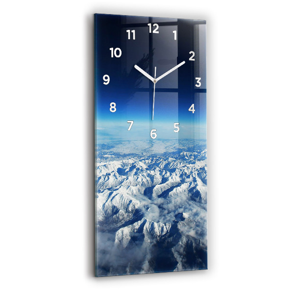 Vertical wall clock River Mountains Landscape