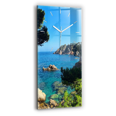 Vertical wall clock Costa Brava