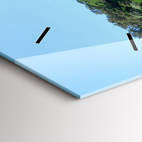 Vertical wall clock Underwater Cave