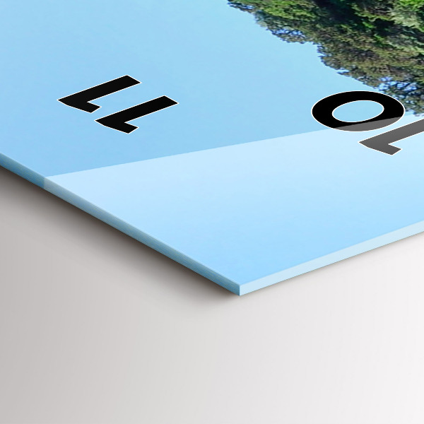 Vertical wall clock Underwater Cave