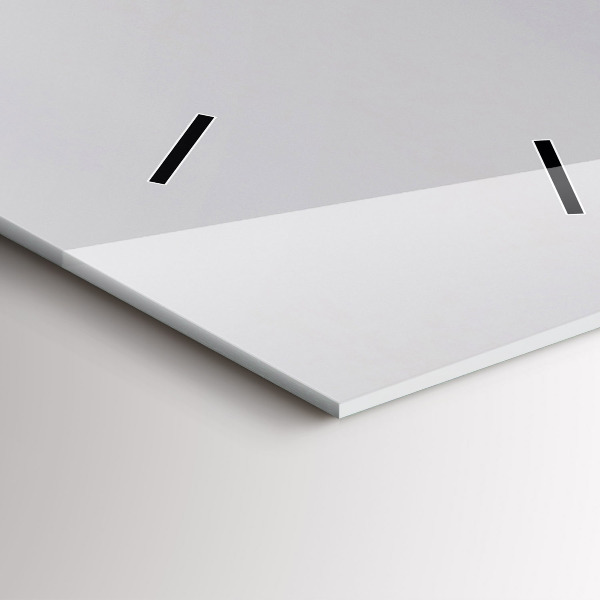 Vertical wall clock View of the Mediterranean Sea