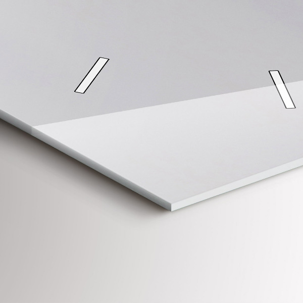 Vertical wall clock View of the Mediterranean Sea