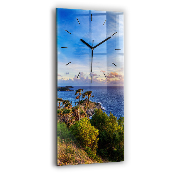 Vertical wall clock Phuket in Thailand