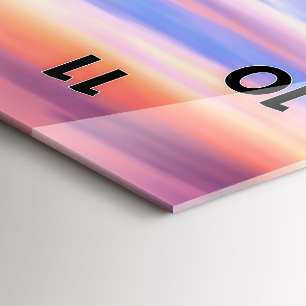 Vertical wall clock Godafoss Waterfall Iceland