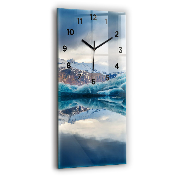Vertical wall clock Lake Jokulsarlon Iceland