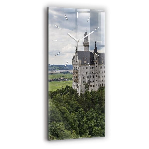 Vertical wall clock Neuschwanstein Castle