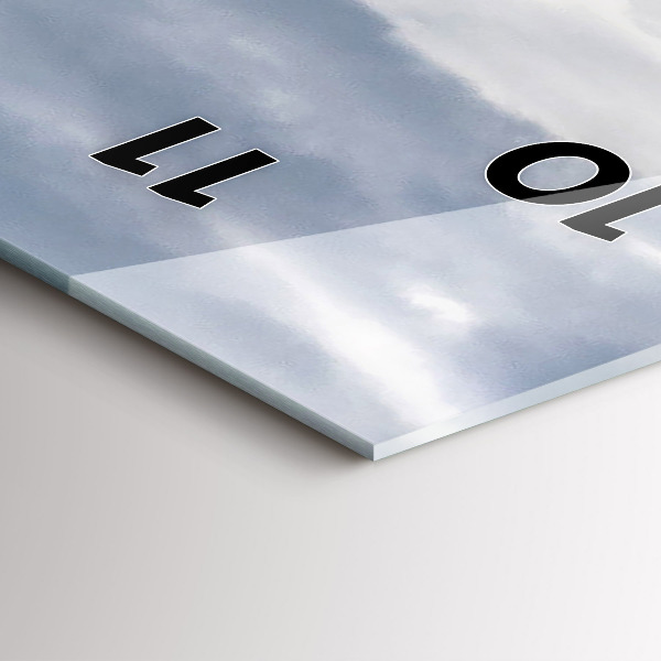 Vertical wall clock Neuschwanstein Castle