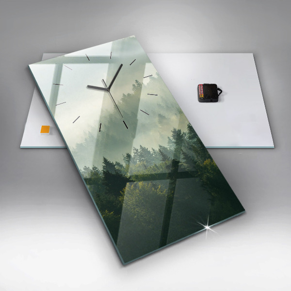 Vertical wall clock Sunrise Beskids