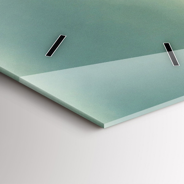 Vertical wall clock Sunrise Beskids