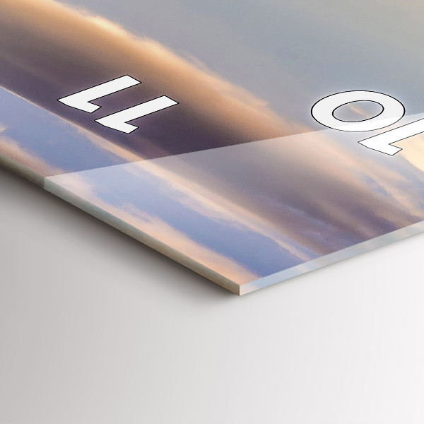 Vertical wall clock Pieniny – Wysoki Wierch