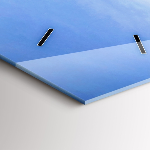 Vertical wall clock Sokolica Peak in the Pieniny Mountains