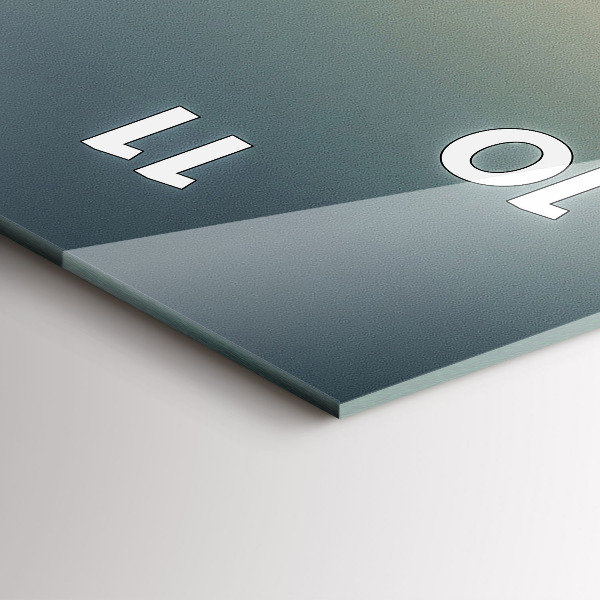 Vertical wall clock Bieszczady Mountains