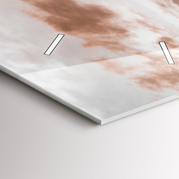 Vertical wall clock Spiš Castle in Slovakia