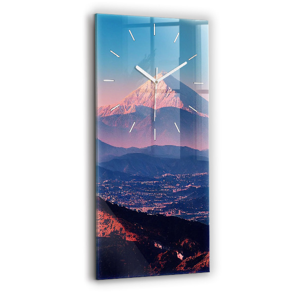 Vertical wall clock Mountains in San Antonio USA