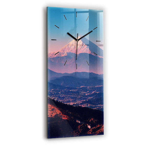 Vertical wall clock Mountains in San Antonio USA