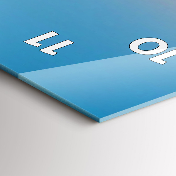 Vertical wall clock Mountains in San Antonio USA