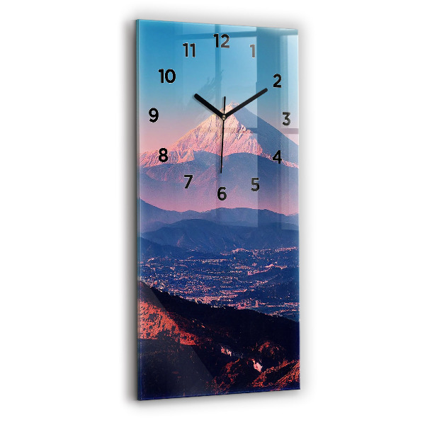 Vertical wall clock Mountains in San Antonio USA